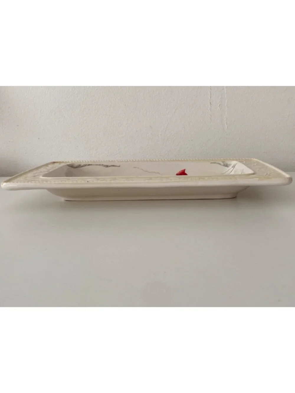 Lenox SERVING PLATTER Cardinal Tree Branch Snow House Replacement